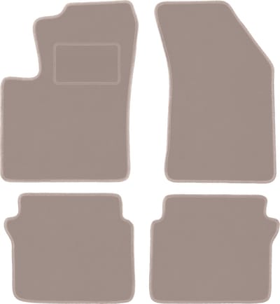 Beige velours vloermatten voor: Chrysler Sebring III sedan (2007-2010)