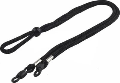 Fako Bijoux® - Brillenkoord - Nylon - 4mm - Verstelbaar - Zwart