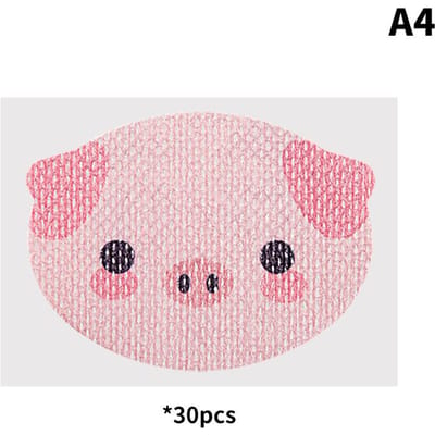 30 stuks Kinder Anti-Snurk Stickers Cartoon Slaap Mond-Gesloten Pleister Ademhaling Correctie Orthose Tape voor Kinderen