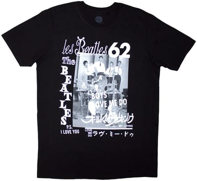 The Beatles - 1962 Heren T-shirt - S - Zwart