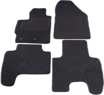 Automatten op maat - zwart stof - geschikt voor Toyota Yaris 2005-2011