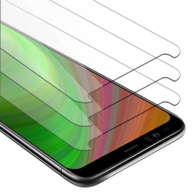 Cadorabo 3x Screenprotector geschikt voor Google PIXEL 4 - Beschermende Pantser Film in KRISTALHELDER - Getemperd (Tempered) Display beschermend glas in 9H hardheid met 3D Touch