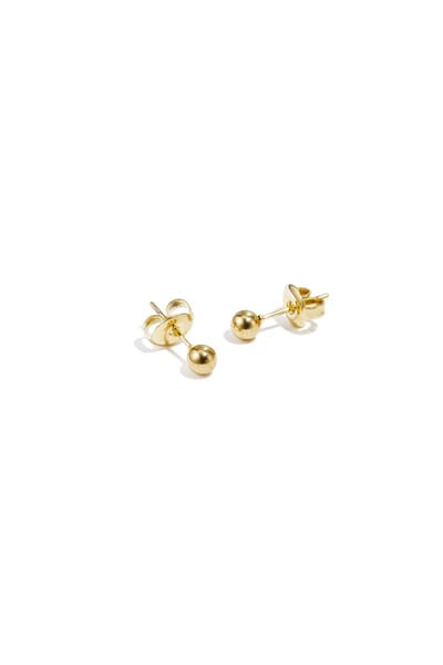 oorbellen knopjes - goud