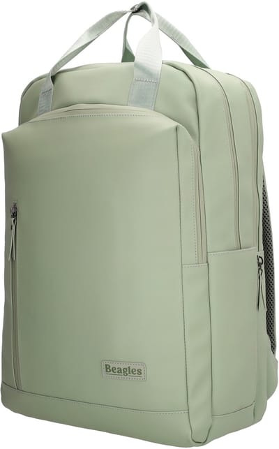 Beagles Nara Rugzak - 17,3 inch Laptopvak - Waterafstotend - Schooltas - Laptoprugzak - Reizen - A4tas - Werktas - Drinkflesvak - Mint