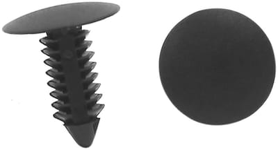 Dailygoods- Drukknop Kunststof 18 mm - Bevestigingsclips - Set van 10 - Geschikt voor Bumpers - Klinknagelbevestigingen - Gatgrootte 7,5 mm - Bevestigingsclip