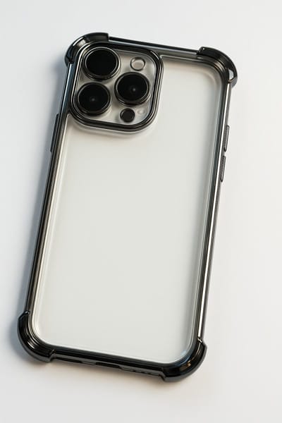 Ceezs TPU Shock Case met Camerabescherming geschikt voor iPhone 14 - Transparant