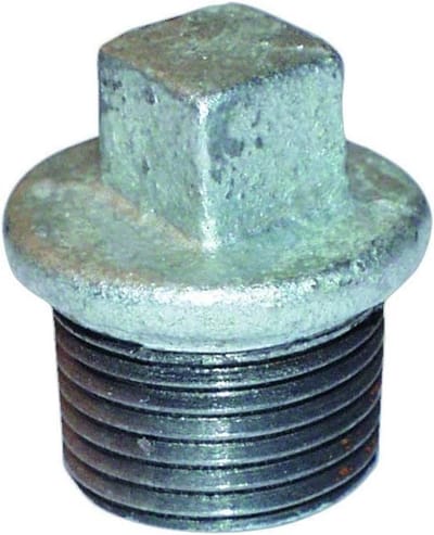 Verzinkte stopkraan 1 inch en 1 1/4 inch voor sanitair en tuinirrigatie