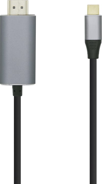 USB C to HDMI Cable Aisens A109-0393 Black 1,8 m 4K Ultra HD