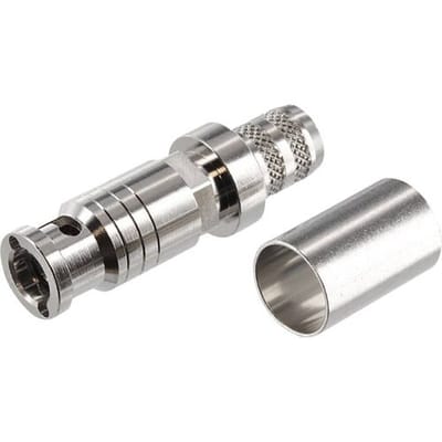 Telegärtner 100025039 100025039 BNC-connector Stekker, recht 75 Ω 1 stuk(s)