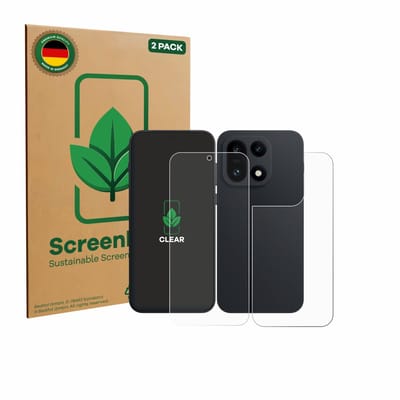 2 Stuks Screenprotector voor OnePlus 15 (Voor+Achter) - Hoogwaardige Beschermfolie transparant