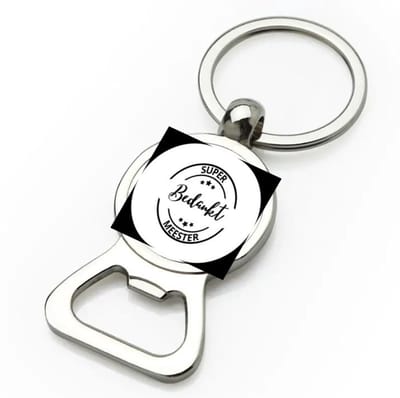 Akyol - super bedankt meester flesopener - Meester - een meester - school - verjaardagscadeau - afscheidscadeau - kado - gift - 9 bij 3 cm