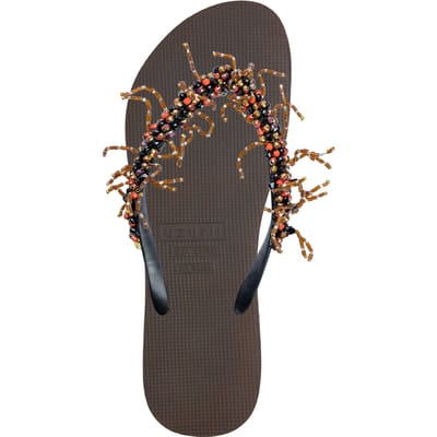 Bahia Zalm Flip Flop koffie