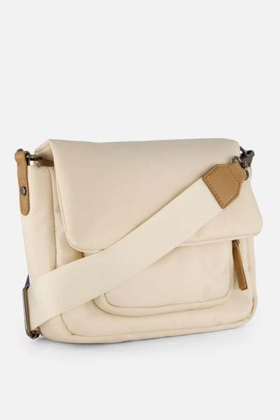 HVISK Hvisk Cayman Pocket Puffer Matte Twill Tas beige