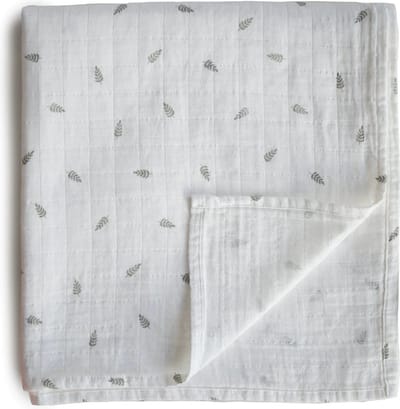 Mushie Hydrofiel Doek 120x120cm | Leaves *