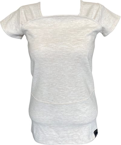 Womboo Buidelshirt - Vrouw - Maat L - Beige