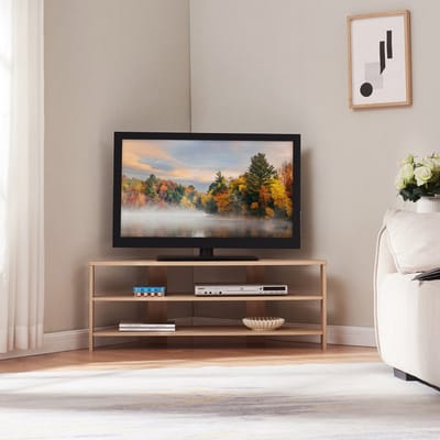 Tv meubel Berg 110x36x42 cm eikenkleurig [en.casa]