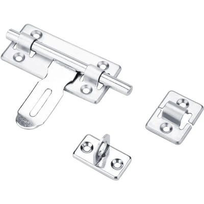 1 Stuk 4 inch Roestvrij Staal Veiligheid Huis Deur Grendel Hangslot Schuifgrendels Raamslot