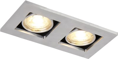 QAZQA 44750 - Inbouwspot - 6 stuks - L 190 mm - - Woonkamer | Slaapkamer | Keuken