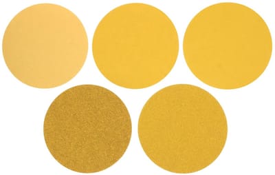 JHUBERS- Schuurschijven 150 mm - 50 Stuks - PSA Schuurpapier - Diverse Korrels 40/80/120/180/220 - Zelfklevend - Voor Houtbewerking/Metaal