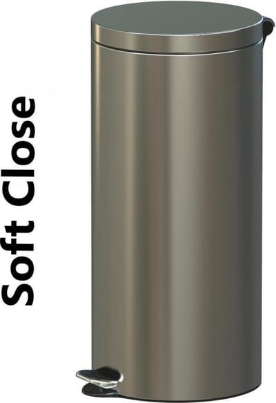 Soft Close Freedom Fresh RVS satijn 30 liter