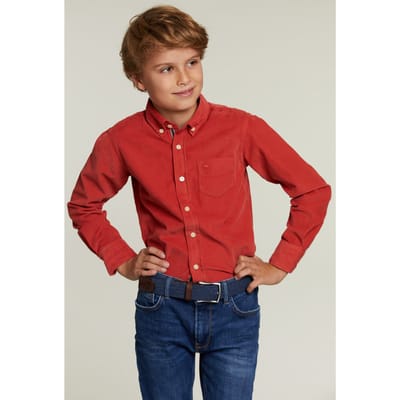River Woods Custom Fit Corduroy Shirt With Pocket Blush Size: 10 | Shirts Outlet | Unisex |