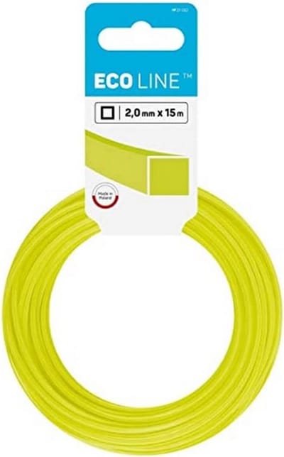 Vierkante Universele Grastrimmer Draad Eco 2,0 mm 15 Meter voor Grasmaaiers