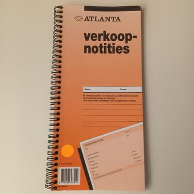 ATLANTA VERKOOP NOTITIES 80 NOTITIES TWEEVOUD A5707-0201