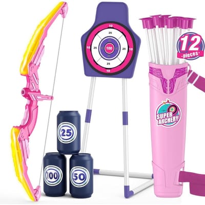 ApexArte® Pijl en Boog Set met Licht voor Kinderen - Multi Kleur