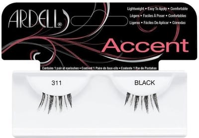 Ardell - Accent Lashes 311 - Black - Natuurlijke Halve Nepwimpers - Zwart