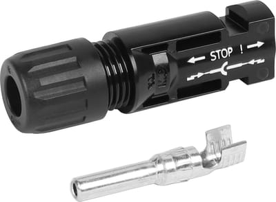 HELUKABEL Stekkerverbinding compleet met MC4-contact Mannelijke zonneconnector min solar kabel Made in Germany