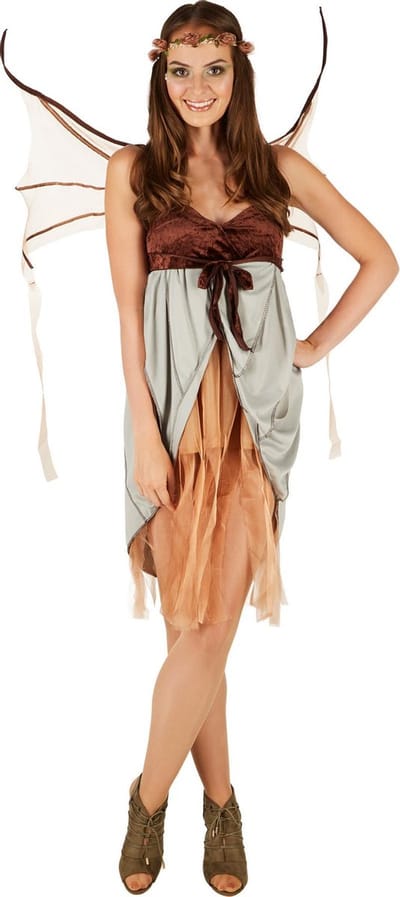 dressforfun - Vrouwenkostuum nimf natuurgeest S - verkleedkleding kostuum halloween verkleden feestkleding carnavalskleding carnaval feestkledij partykleding - 301180