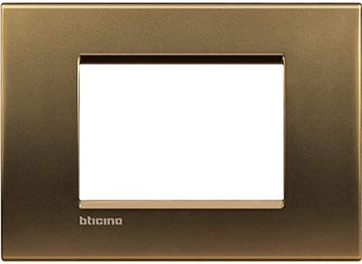 Lichtschakelaar Frame Brons 3-Module