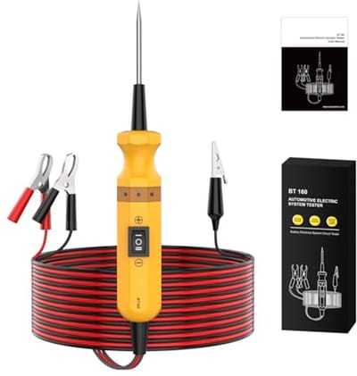 Elektrisch Circuit Tester 12V/24V voor Voertuigen, Botten en Motorfietsen - Diagnose Hulpmiddel voor Elektrische Systemen
