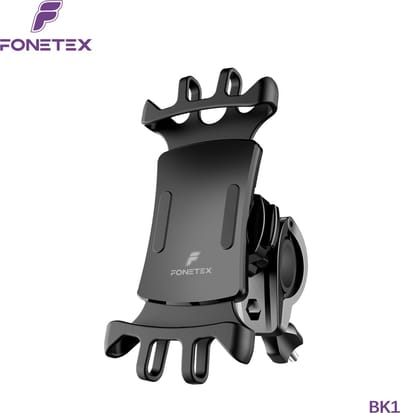 Fonetex Fiets Telefoonhouder: Universele Houder, Complete Set voor Veilig Rijden, Anti-Tril, 360° Rotatie!
