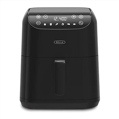 Digitale Airfryer - Heteluchtfriteuse - Gezond Bakken - Temperatuurregeling - 6 Liter - Zwart