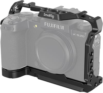 Camera Cage voor FUJIFILM X-S20 van Aluminium, Volledige Behuizing met Snelle Ontgrendeling, Ideaal voor Fotografie en Videoproductie - 4230