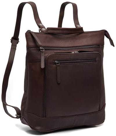 The Chesterfield Brand Caldero Waxed Pull Up Rugzak - Bruin