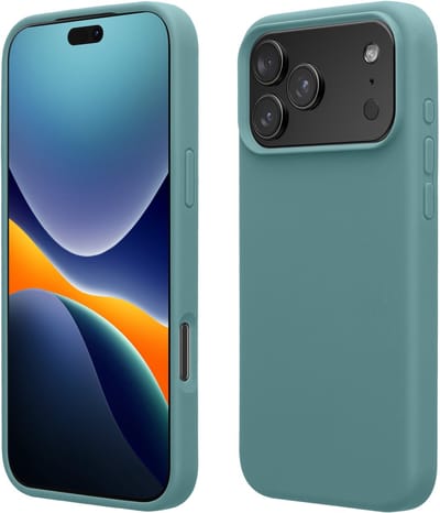 kwmobile telefoonhoesje geschikt voor Apple iPhone 17 Pro - Hoesje met siliconen coating - Smartphone case in antieksteen