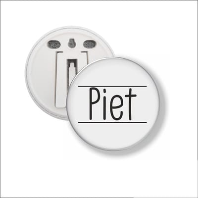Button Met Clip 58 MM - Piet