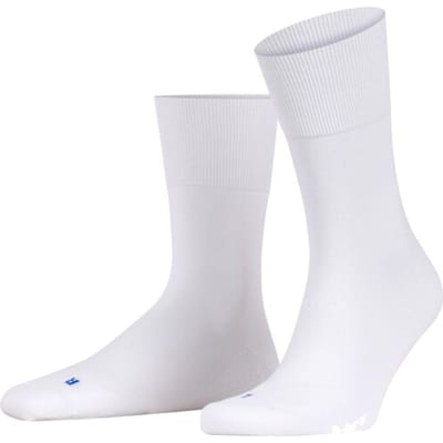 FALKE Run eenkleurig katoen functioneel materiaal sokken unisex wit - maat 35-36