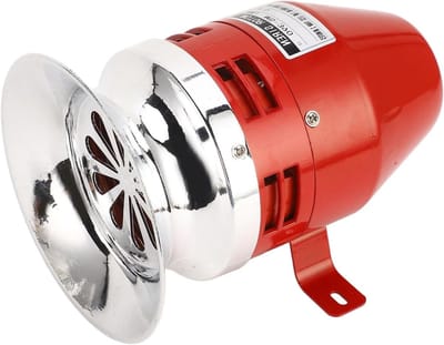 Industriële Sirene - Waarschuwingshoorn Alarm - Veiligheid Versterken - Krachtige 130dB Output - AC220V - Rood