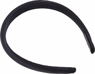 Satijn Diadeem / Haarband - Zwart | Kunststof 1,5 cm | Fashion Favorite