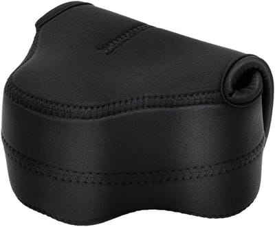 Neopreen Camera Case Geschikt voor Spiegelreflex- en Systeemcamera's tot 127 x 85 x 85 mm, Zwart, Bescherming en Draaggemak