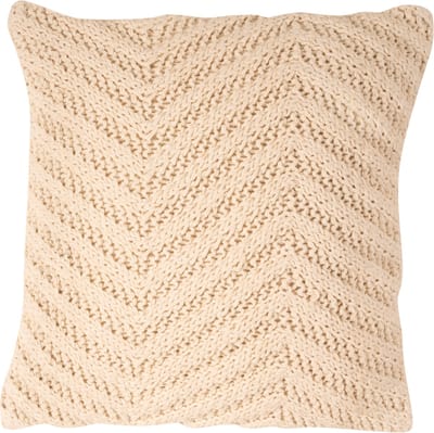Eliv Knitted kussen wit 45x45cm