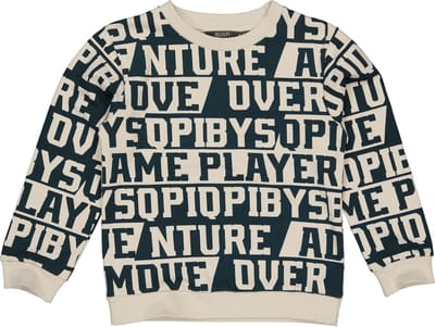 Quapi - Jongens sweater - AOP Bottle Green - Maat 92
