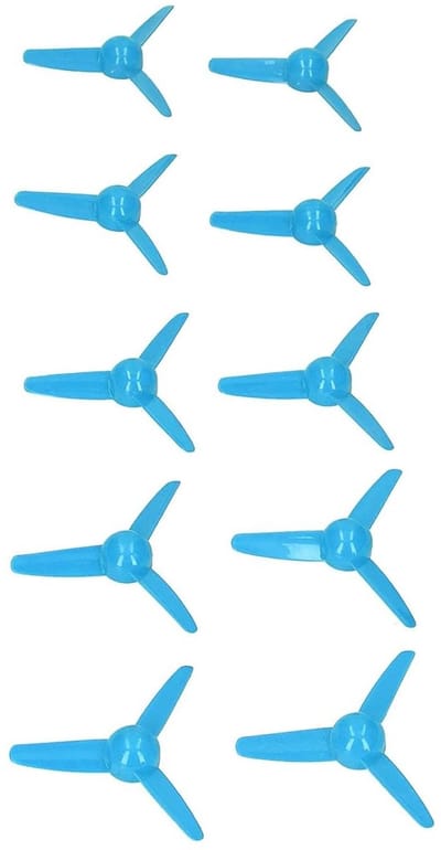 3-bladige propeller van 70 mm voor RC boten - Plastic accessoires voor modelbouw en DIY projecten met 2 mm gat