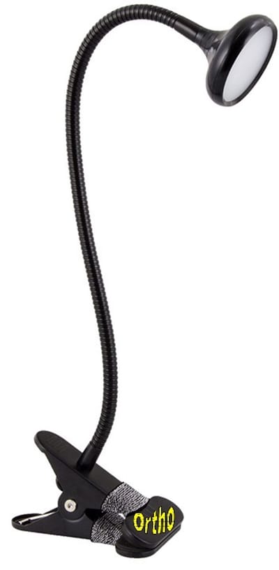Ortho® - Bureaulamp met klem - Verstelbaar - Wit/Natuurlijk/Warm Wit licht - Leeslamp - Zwart