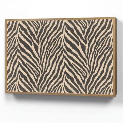 Wandlamp 100x70 cm - Oplaadbaar - Zebra - Klassiek - Zwart - Wandlampen binnen woonkamer - Slaapkamer lamp - Decoratieve nachtlamp - Vloerlamp draadloos