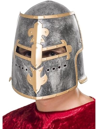 Middeleeuwse Kruisridderhelm voor Feestjes en Verkleedkleding