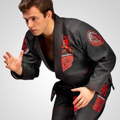 Hayabusa Goorudo 3.0 Gold Weave Jiu Jitsu BJJ Gi Zwart A4